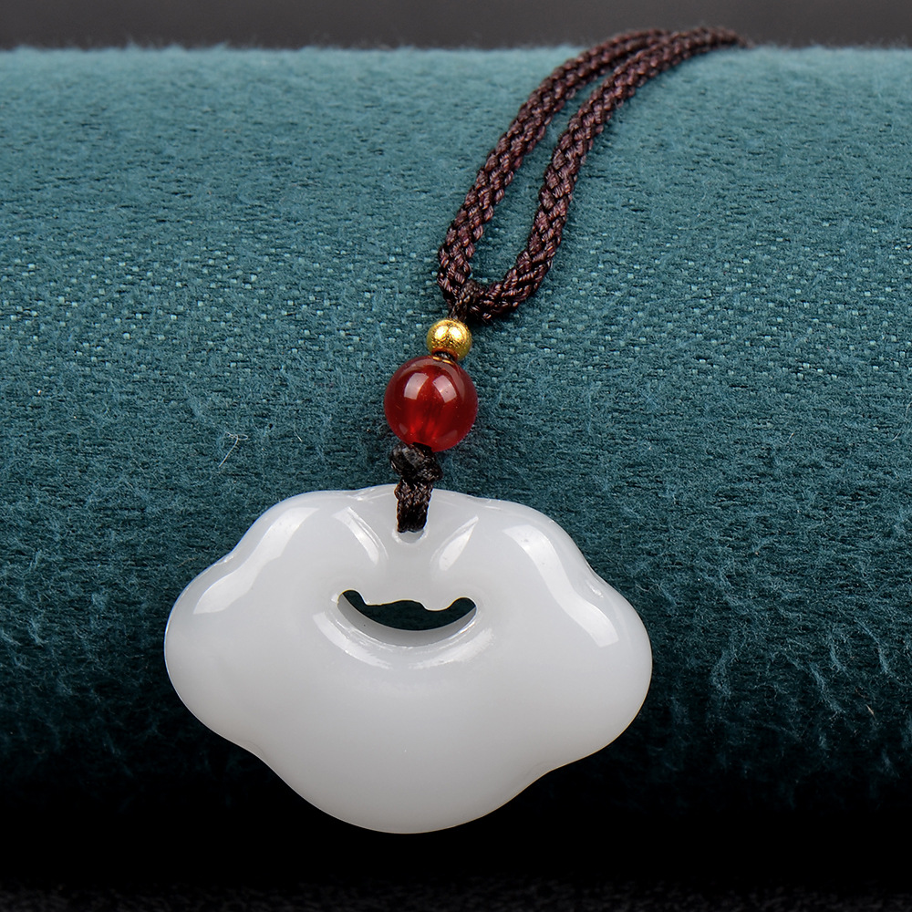 Xiangyun Lock Pendant + Coffee Rope