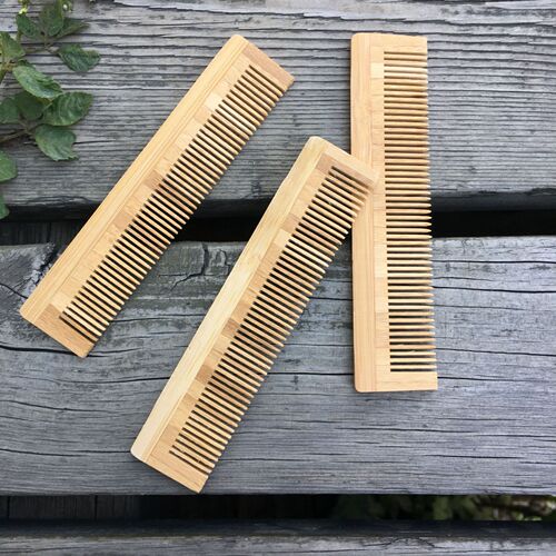 Bamboo comb hotel disposable wooden comb spliced ​​bamboo comb full-tooth bamboo comb bamboo comb can be engraved