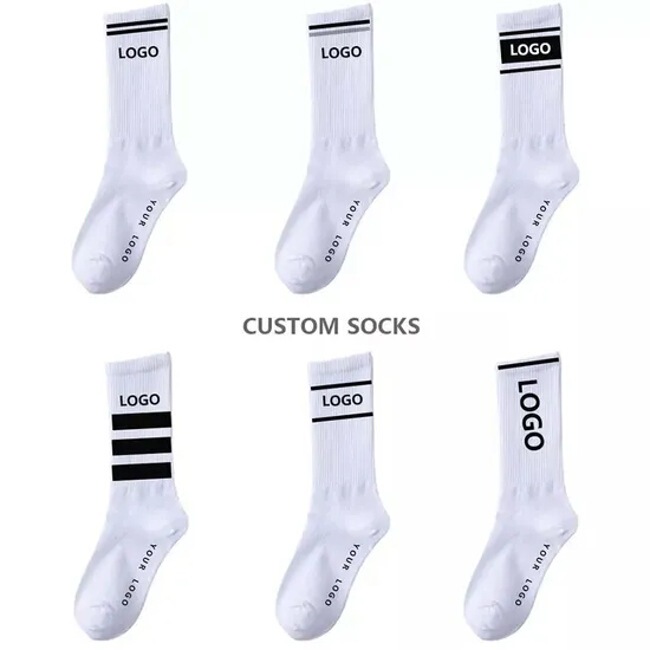 High Quality Crew Ankle Woman Sports Custom Logo Cotton Man Socks