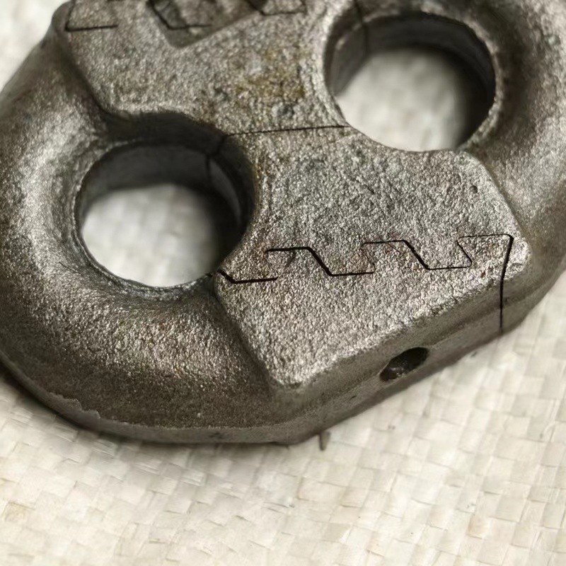 矿用锯齿连接环煤矿牵引链条用双孔14*50锯齿连接环扁平接链环