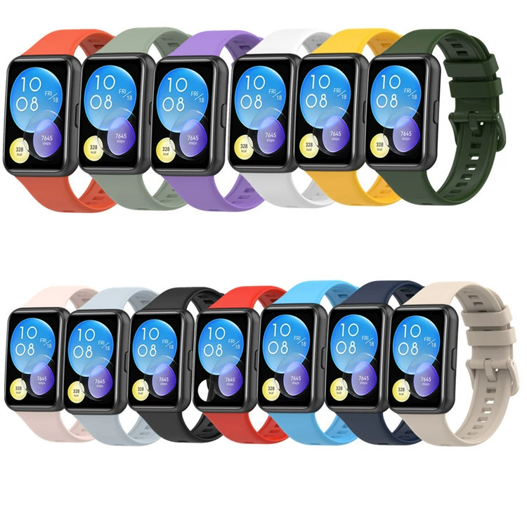 Подходит для Huawei Watch Fit 2 силиконовый ремешок HUAWEI Watchfit2 официальный простой прозрачный bark