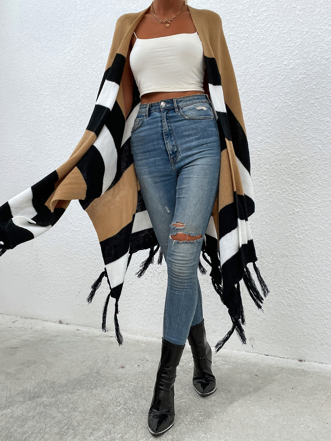 Autumn Tassel Sweater Image 4