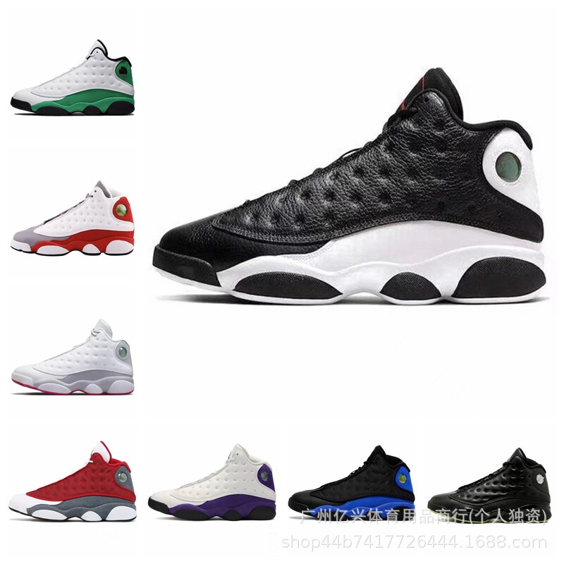 莆田靴 AJ13 純正オリジナル Qiao 13 通気性クッション性滑り止めミッドトップスポーツシューズメンズハイトップ実用的なバスケットボールシューズ|undefined