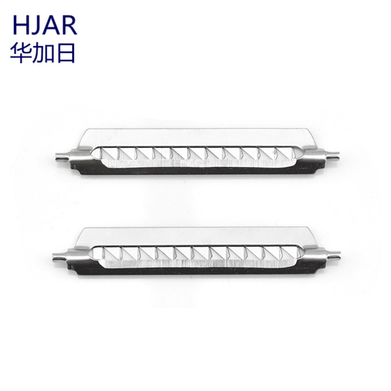 双面平口刮皮器刀片 不锈钢420J2刨刀刀片  瓜果削皮刀片