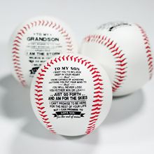 Family feeling 系列 橡胶芯棒球9英寸 字母印刷棒球跨境美国热销