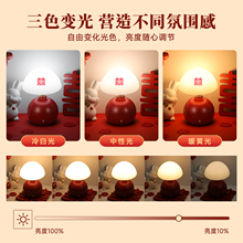♔结婚长明灯台灯喜灯陪嫁一对送新人婚庆感床头灯新婚礼物