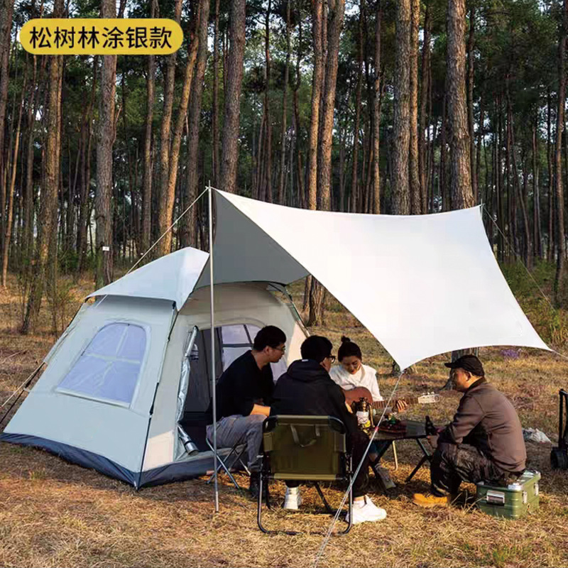 천막 일체형 텐트 [블랙 코팅]