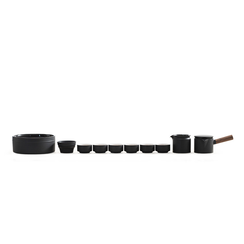 Juego de té de olla lateral Tao Runhui Un juego completo de juego de viaje simple chino Juego de té al por mayor de stock para el hogar