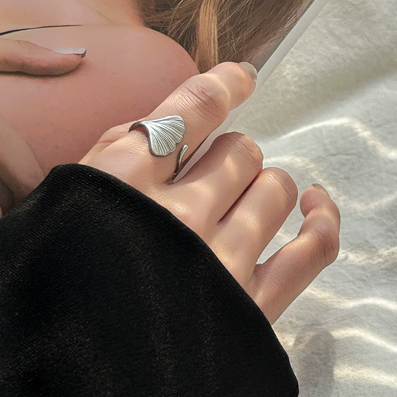 Кольцо, нержавеющая сталь, регулируется в одном размере, ретро светская отделка (не выцветает)
