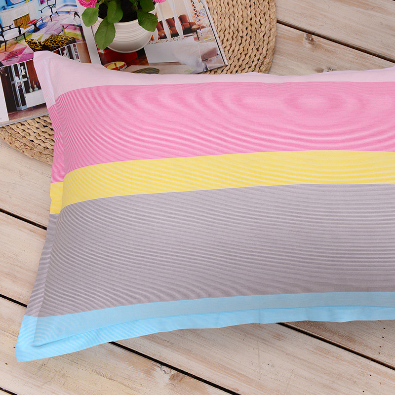 5ZV7批發熱賣彩虹條紋床單溫馨床笠枕套被單被套床上用品純棉三四