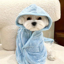 L 26885 Pet thick absorbent bathrobe ����Ӻ���ˮԡ��ԡ��