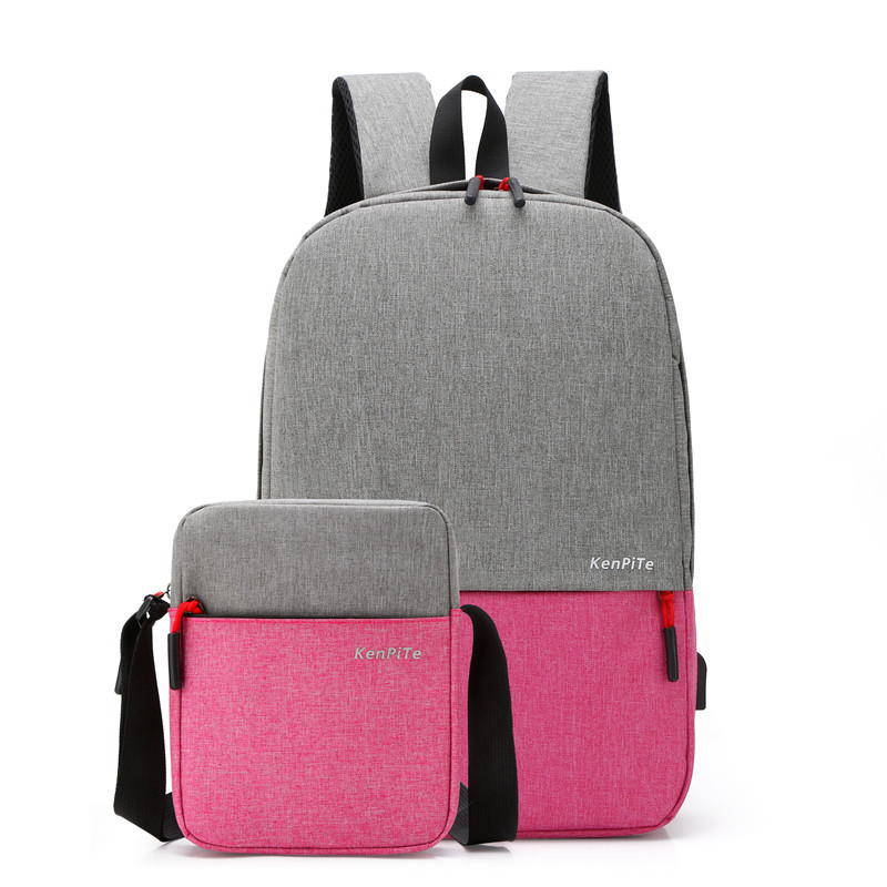 Comercio exterior transfronterizo de dos piezas bolsas de hombro bolsas escolares de ocio bolsas de computadora de viaje