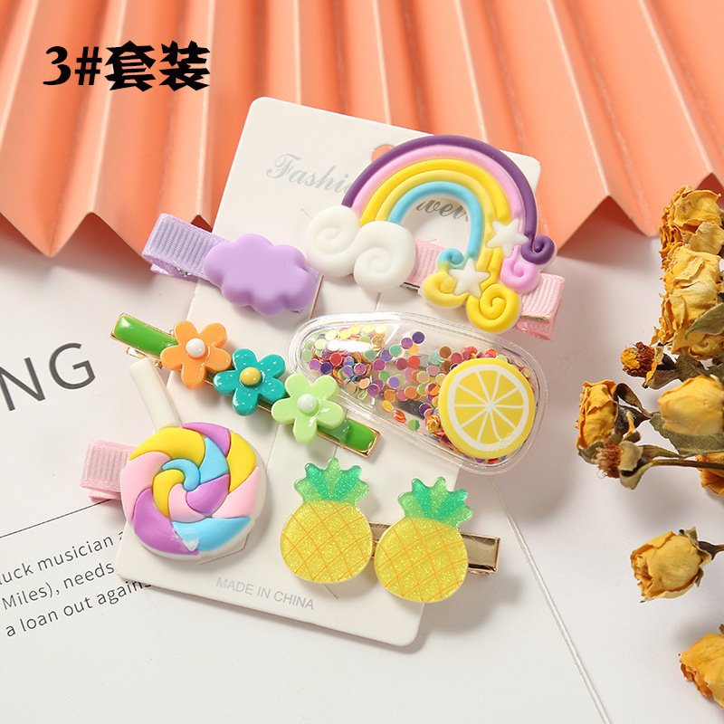 Rainbow Pineapple Set de 6 piezas