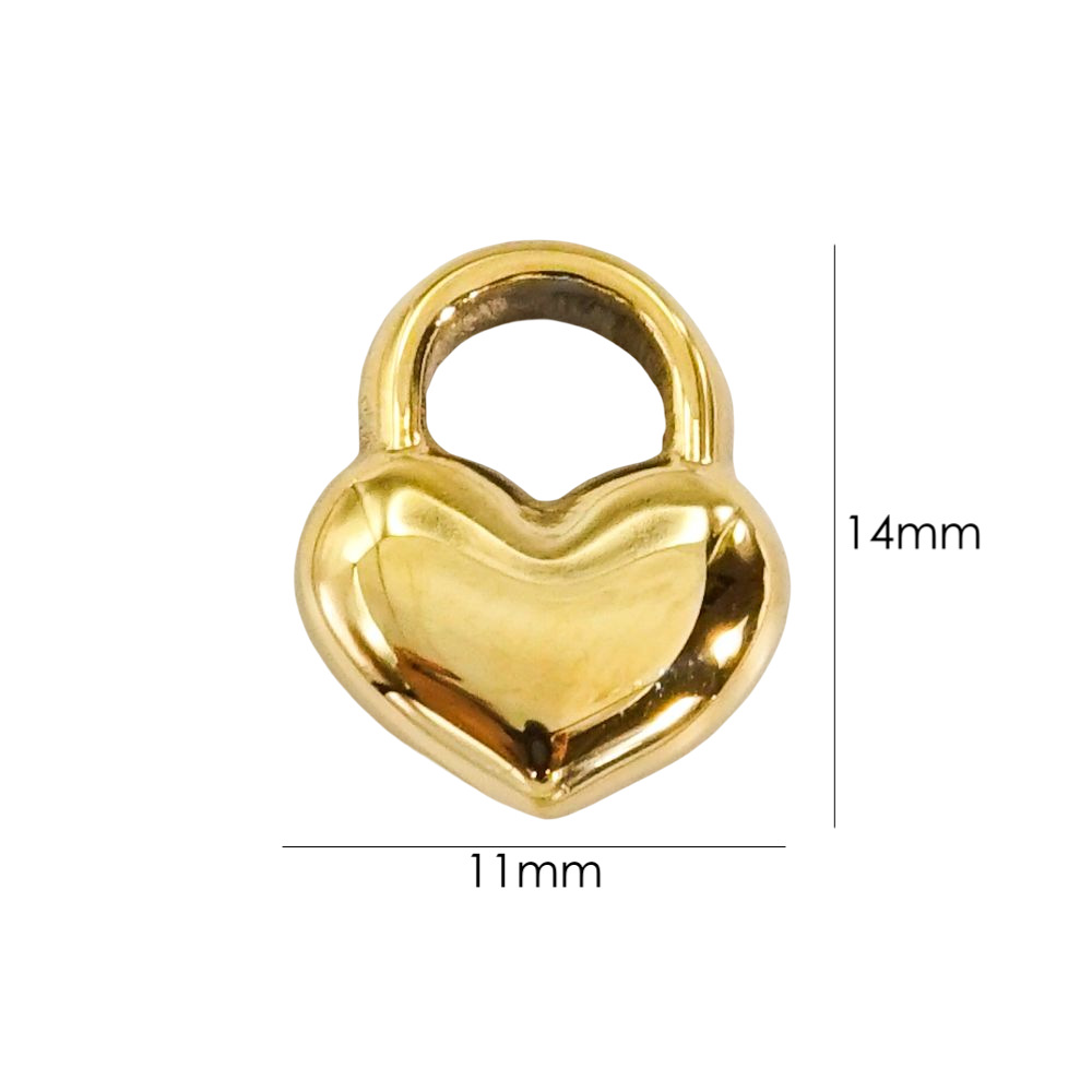9g Weight PVD Coated Gold Plating Process Pendant Jewelry Making Type 14K Gold, Real Gold Plated Plating Material DIY Jewelry Accessories Classification 10 PCS/Package Quantity 304 Stainless Steel Material Heart Shape Pattern Simple Style Style Waterproof Non Tarnish, Plating Craft 10 PCS/Package 304 Stainless Steel PVD Coated 14K Gold Real Gold Plated Heart Shape Pendant DIY Jewelry Accessories 14