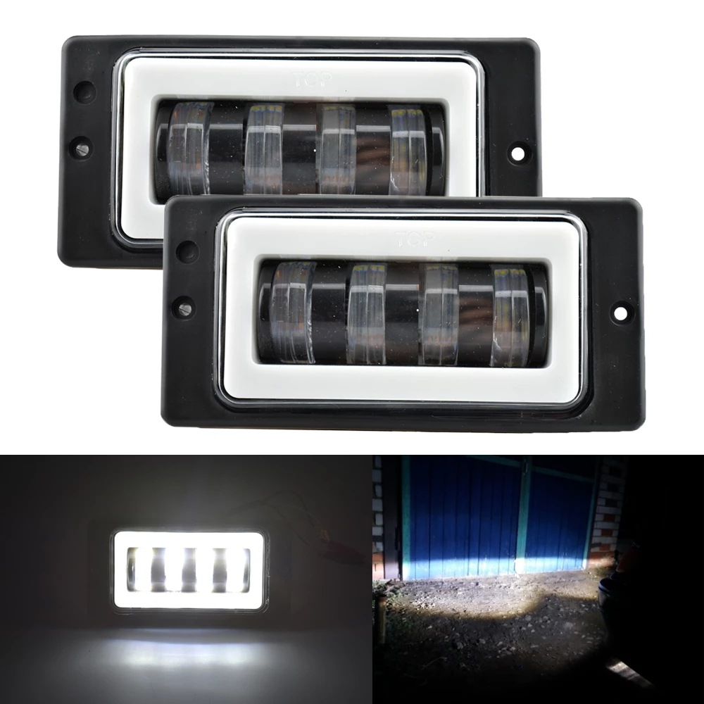 Ventas transfronterizas calientes 4LED 2110 - 2117 lámpara de niebla delantera vehículo todoterreno Wrangler kit lámpara de automóvil modificada image 1