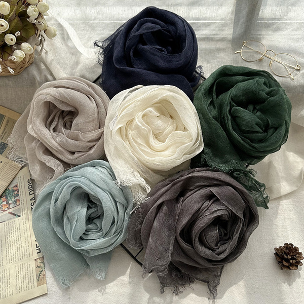 Summer thin breathable solid color Japanese universal cloak