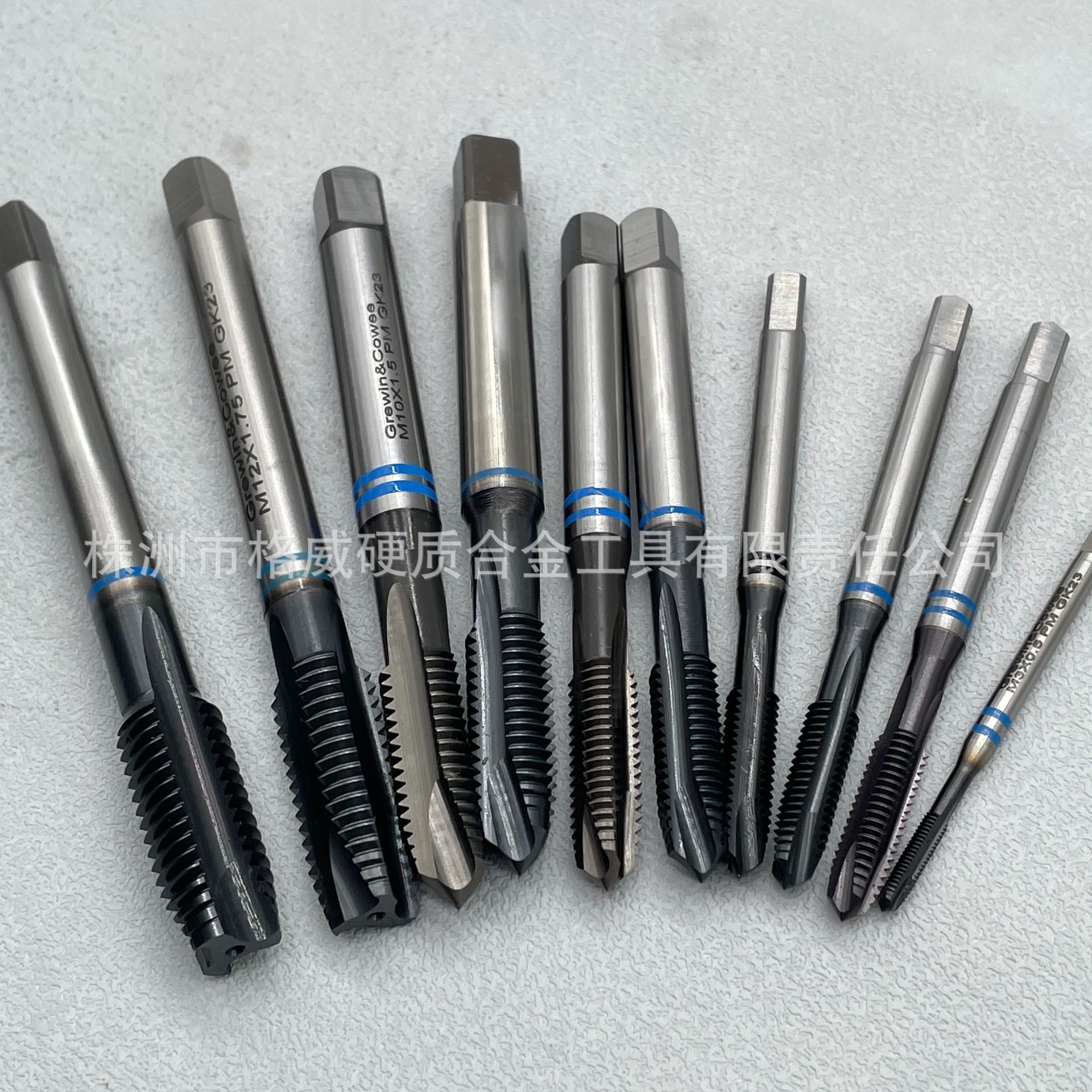 丝锥德标螺尖机用丝锥含钴高速钢粉末冶金高速钢HSS-E-PM黑环