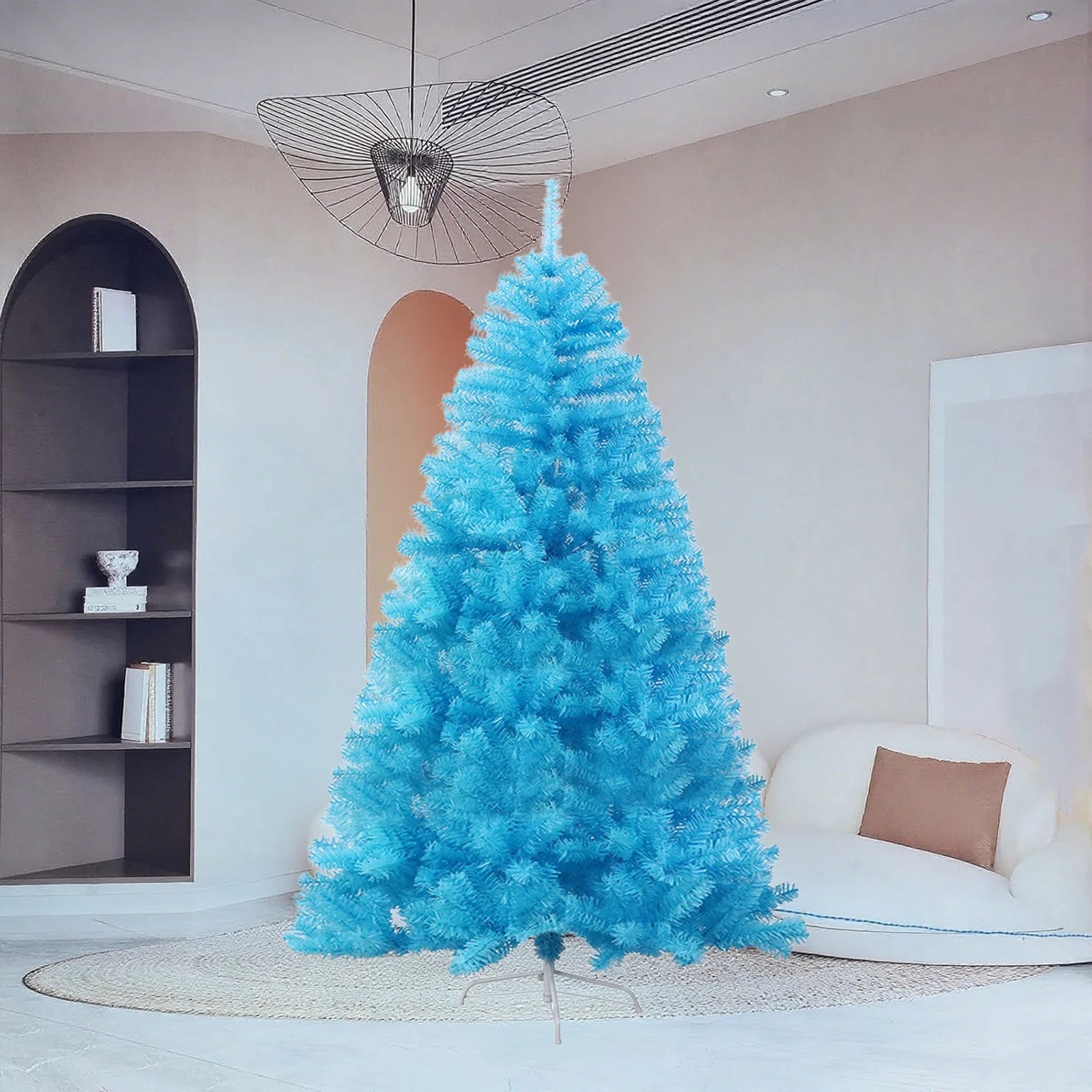 Transfronterizos de cifrado de PVC rosa árbol de Navidad decoración de Navidad sala de estar imitación artificial árbol de Navidad grande