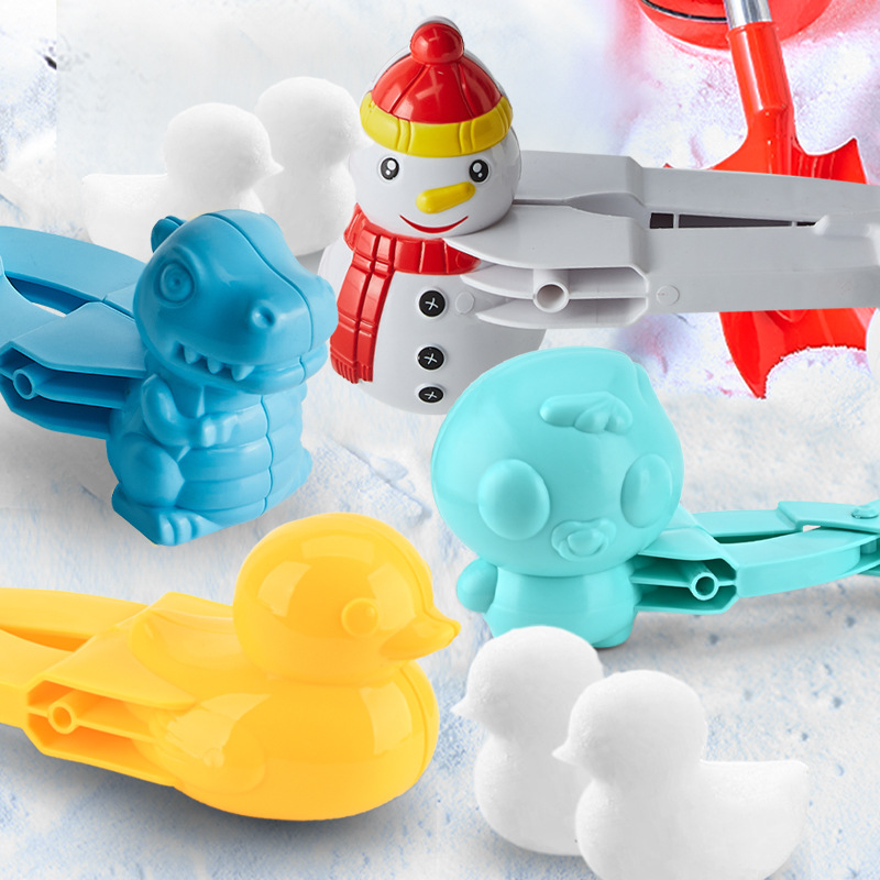 Cross-Border Snowball Clip, Snow Play Artifact, Snow Clip, Snowball Fight, Snowball Toy, Outdoor Play Snow Duck, Snowball Clip