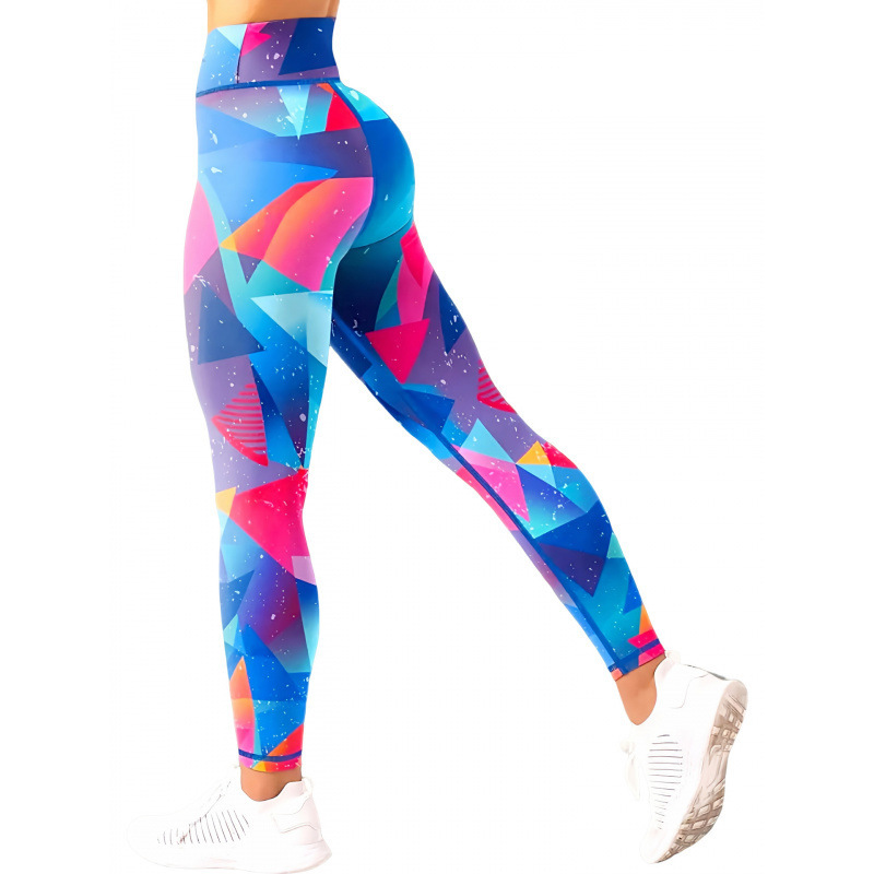 Transfronterizos Europa y Estados Unidos impresa pantalon de calzado de calzado de mujer elevación de cadera apretada bottom diaria pantalones deportivos casuales 2026
