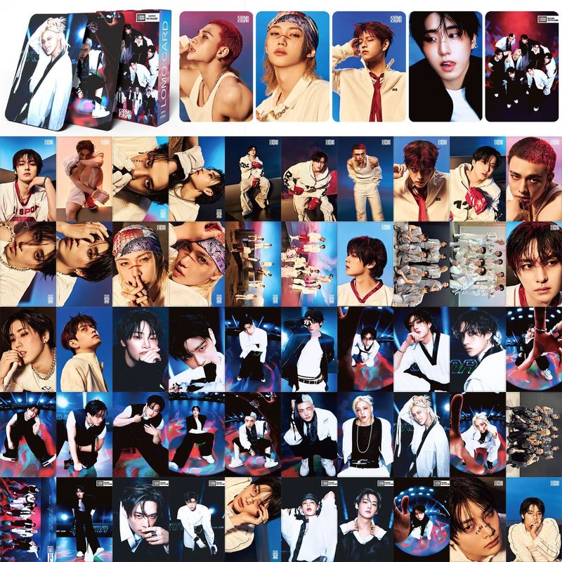 55张StrayKids正规专辑KARMA小卡 明星周边黄铉辰周边收藏lomo卡|undefined
