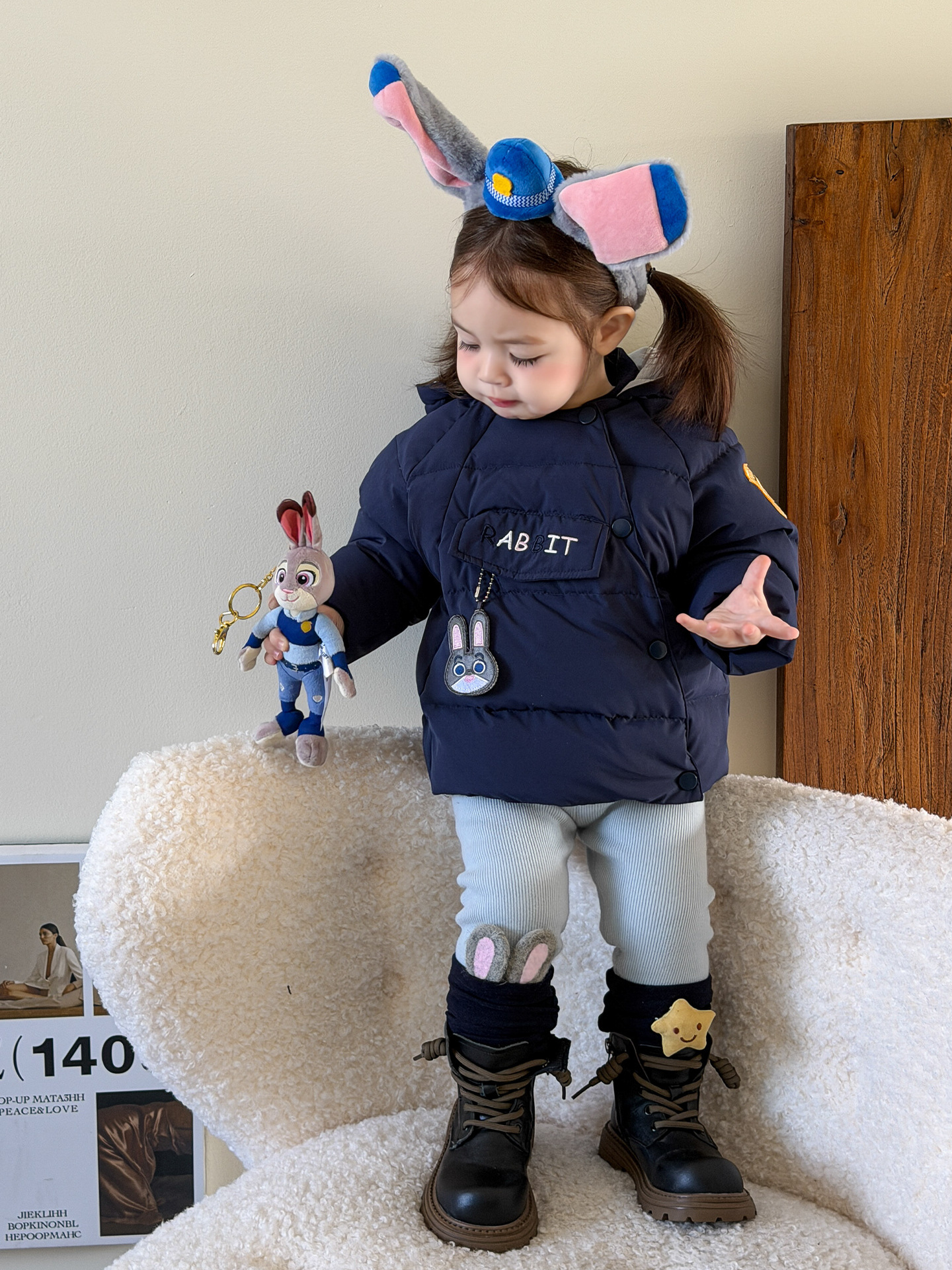 Ropa de caña de pera para niños ropa de invierno 90 lana gruesa chaqueta caliente para niños ropa de bebé