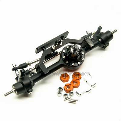 Front axle remote control Model cars refit parts Metal Through Before the car Reversion Metal Bevel gear