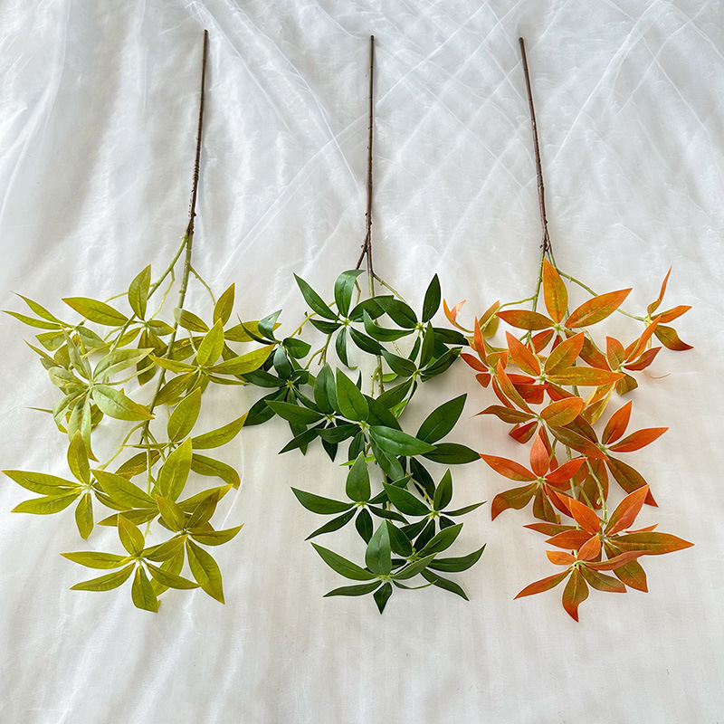 Cross-border New Products Simulation Fortune Leaf Hotel Shopping Mall Landscape-making Bonsai Decoration Study Restaurant Art Flower-arranging Green Planting