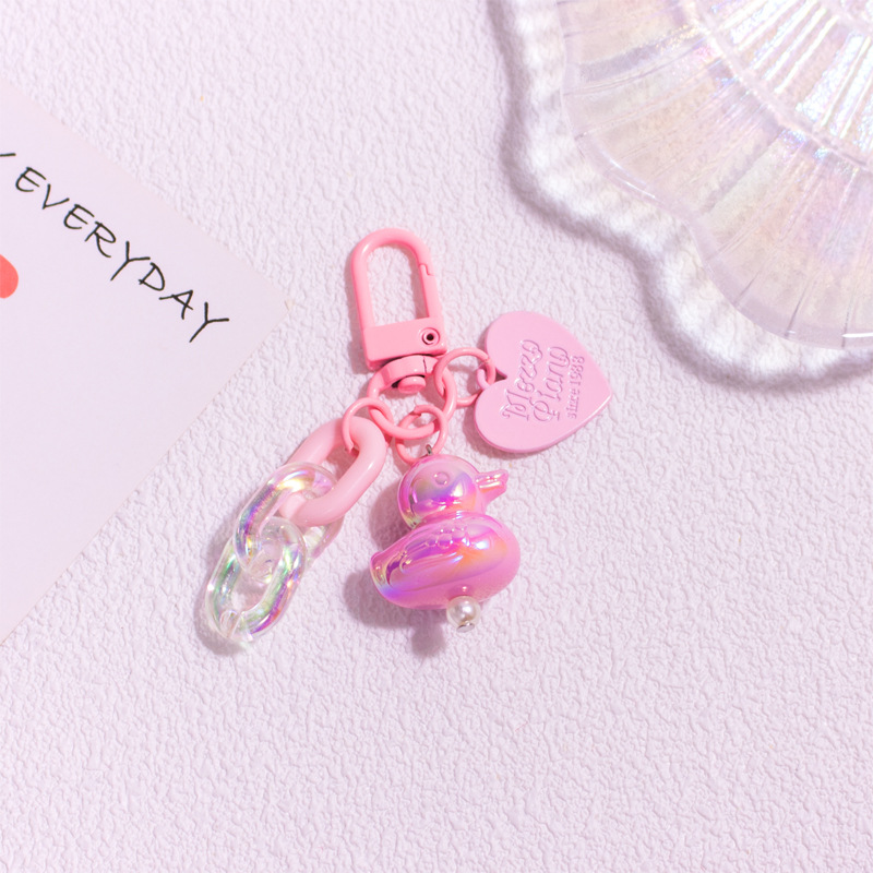 16g Weight Bag Pendant, Keychain Classification 1 Piece Quantity Daily, Party Occasion Resin Material Duck Pattern Unisex Gender Cute Style Cute Duck Resin Unisex Bag Pendant Keychain 9