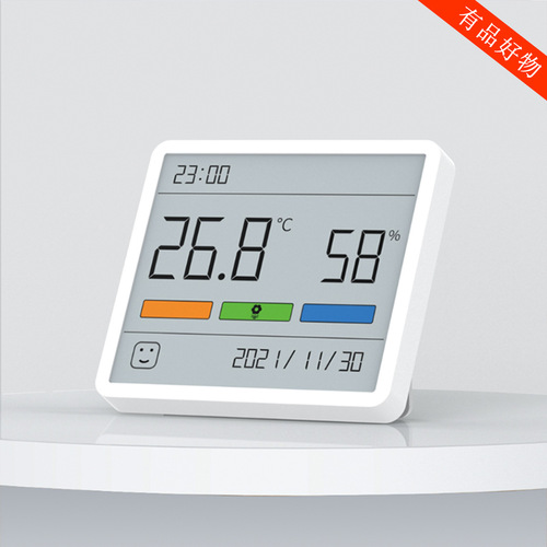Duke TH1 electronic temperature and humidity meter home indoor high-precision vertical baby room thermometer table English version
