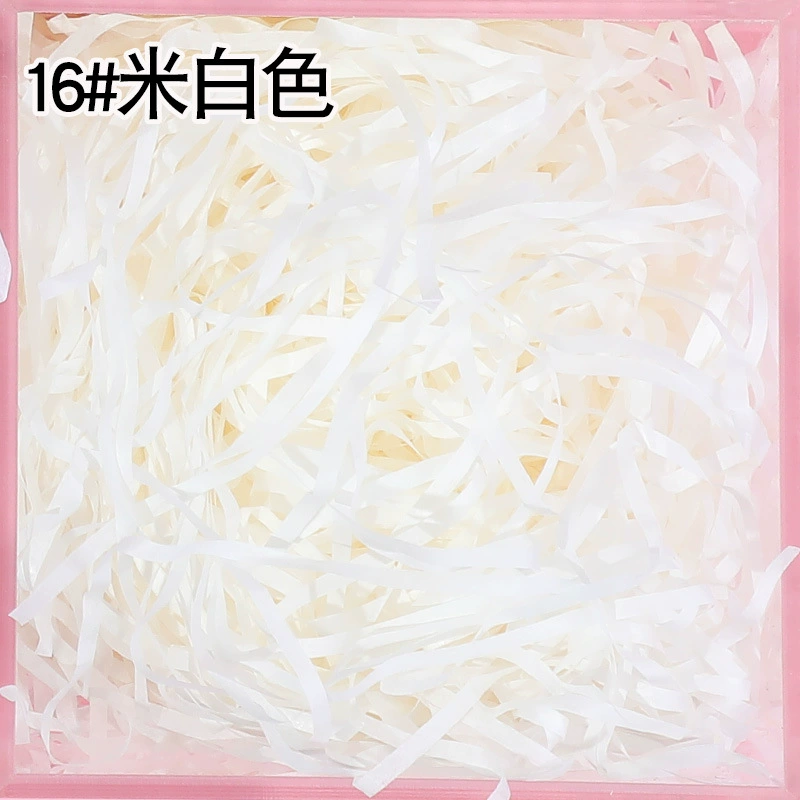 Плотный обложной карт зубчик raffia порванная бумага шелк 50g 30g бумага шелк упаковочная подарочная коробка декор заполнение цветной стружкой бумажные полоски