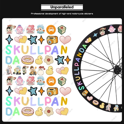 Refitting Graffiti Sticker Cartoon Body sticker - 270-sp-one-side-of-the-wheel-is-reflective-1-piece