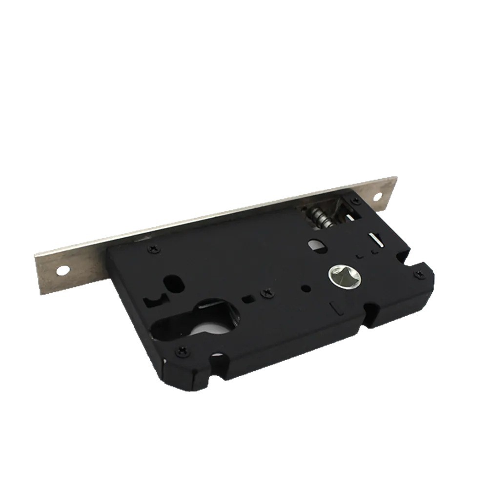 Antiguo tipo de puerta interior general 58 cerradura dormitorio puerta de madera silenciosa cerradura de acero inoxidable con llave de bloqueo de núcleo invertido