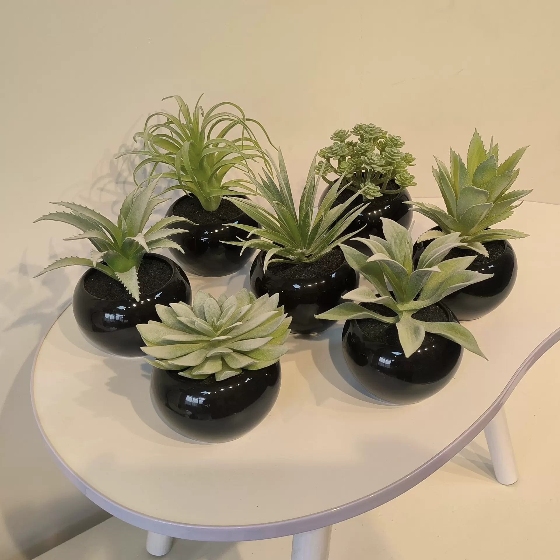 跨境迷你仿真多肉植物盆栽仿真多肉植物仿真花厂家直销拍摄道具