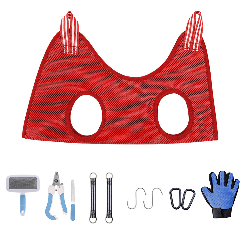 Mascotas de aseo transfronterizas, gatos, perros, uñas, perros, gatos pequeños y medianos, hamacas de limpieza, suministros para mascotas