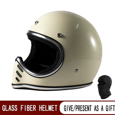 Cruiser Rider Helmet Motorcycle, Motosiklet kaskı (dəbilqə) - white-m