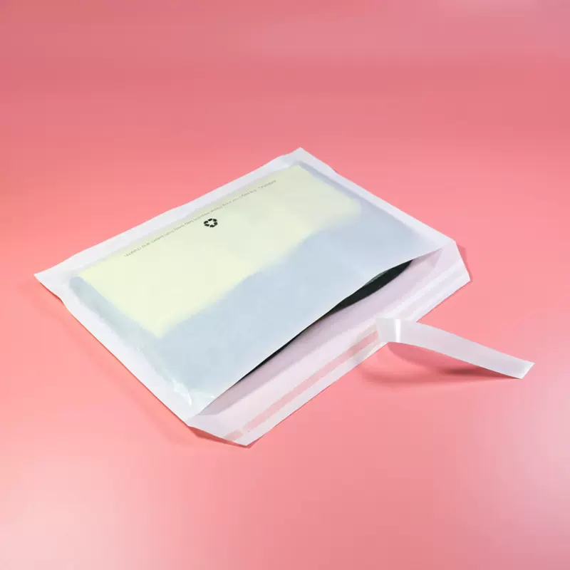 现货格拉辛纸袋 白色半透明蜡光纸袋 纸质环保服装包装袋