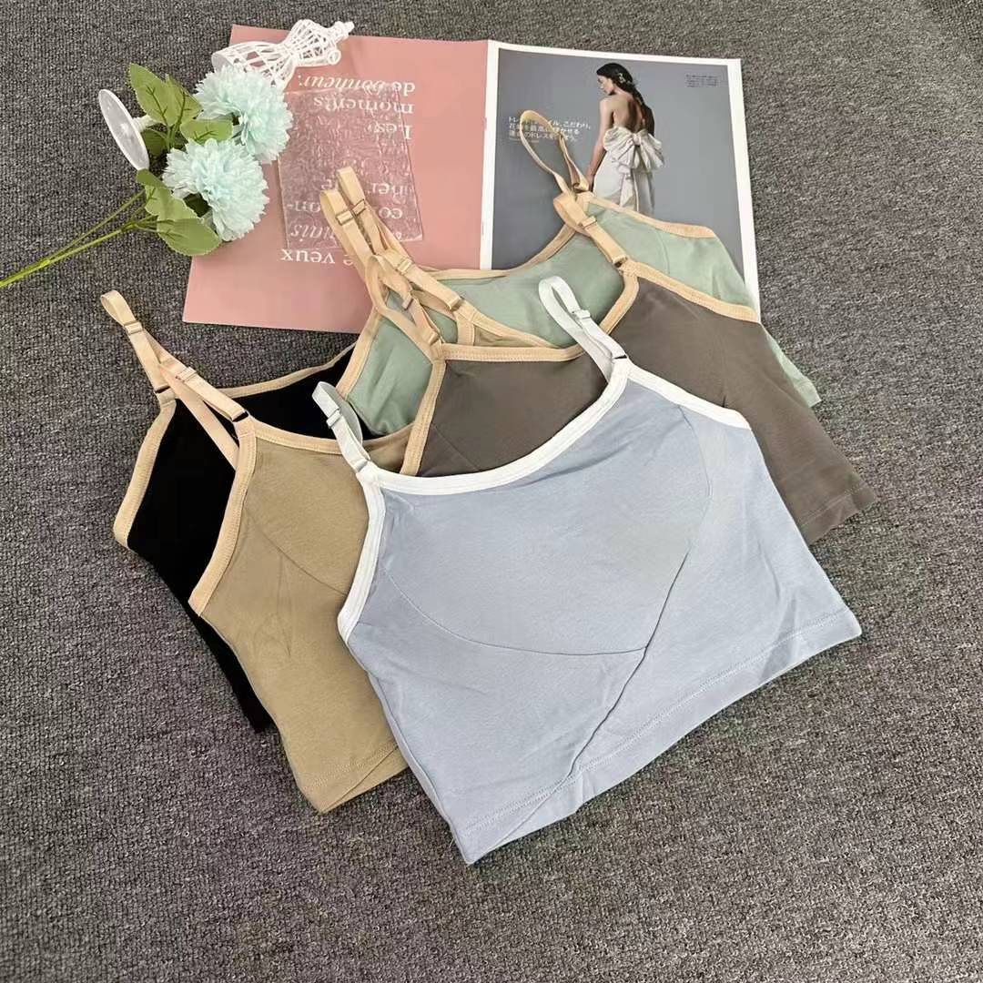 Nueva taza fija sin costuras de alta calidad, chaleco de dama sin anillo de acero, bra de yoga, ropa interior deportiva, mujer al por mayor