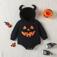 国境を越えた貿易幼児ハロウィン長袖三角ハイハットフード付きスタイル