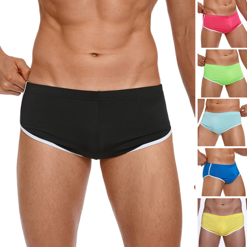 1060 Cross-border European and American new style summer men's shorts hot pants sexy running elastic sports shorts bar performance clothes 