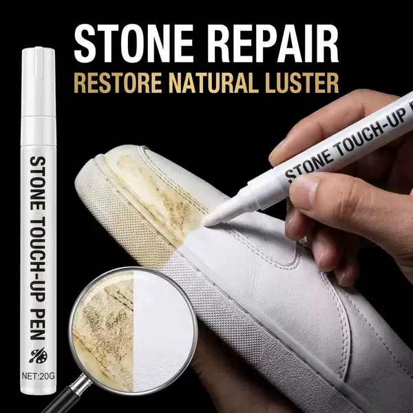 Stone renovation and repair pen, tile and marble scratch cover-up and color restoration pen, home renovation repair and color restoration tool