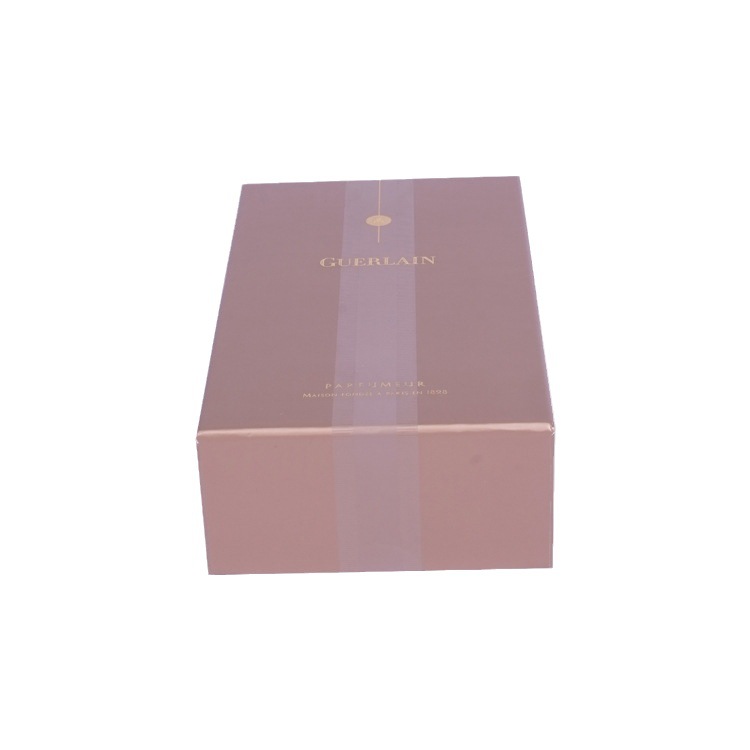 厂家生产销售时尚玫瑰金色香水盒 精美礼品包装盒 通用包装纸盒