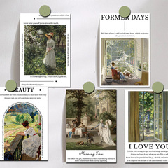 Green Field Fairy Tales 10-Pack Story Decorative Cards Postcards for Wall Room Dorm Living Room Bedroom Decor Art