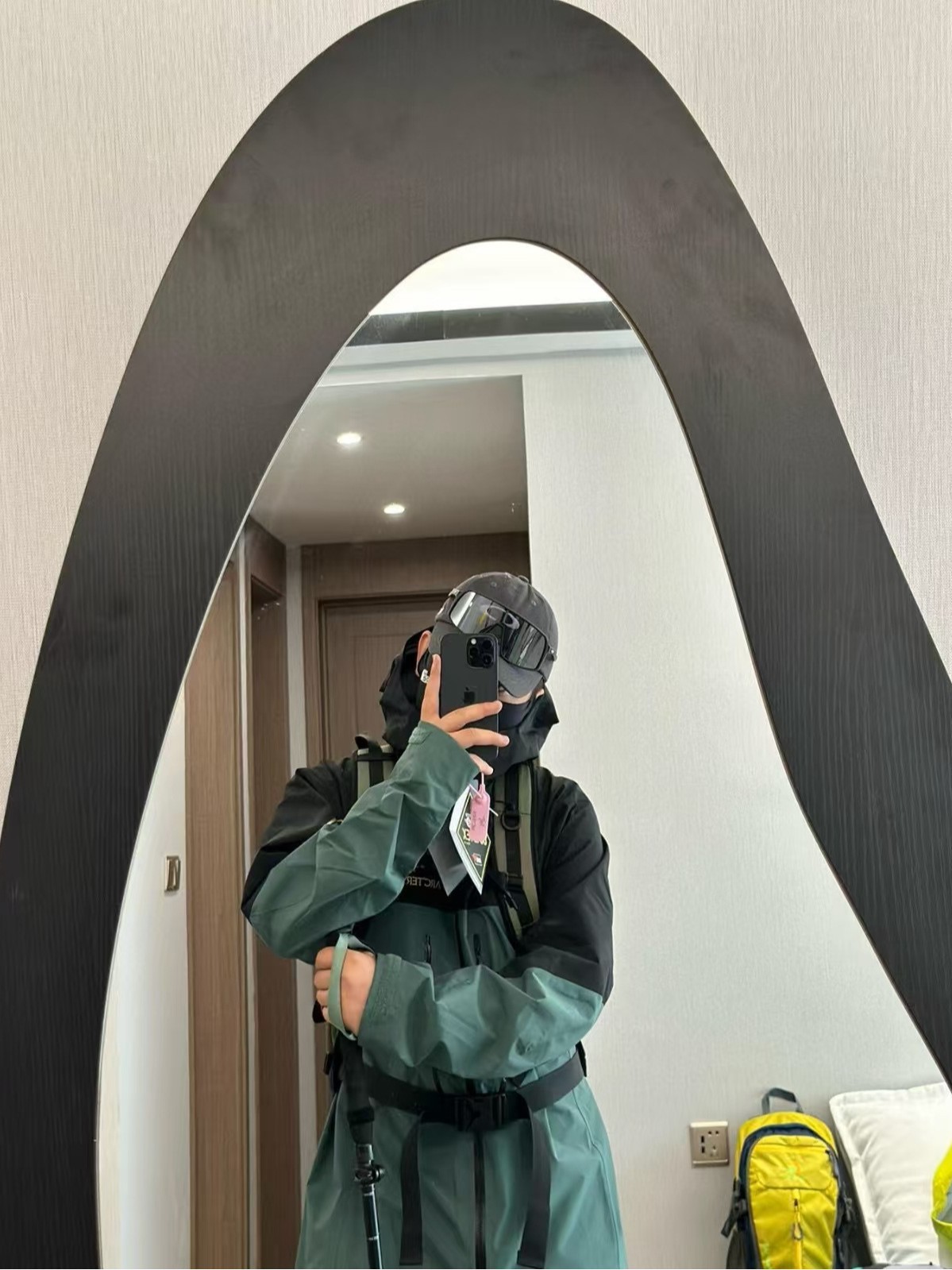 Toru Jia Ping reemplazo alfa sv7 traje de asalto de tres capas de goma impermeable viento chaqueta de estilo masculino al aire libre