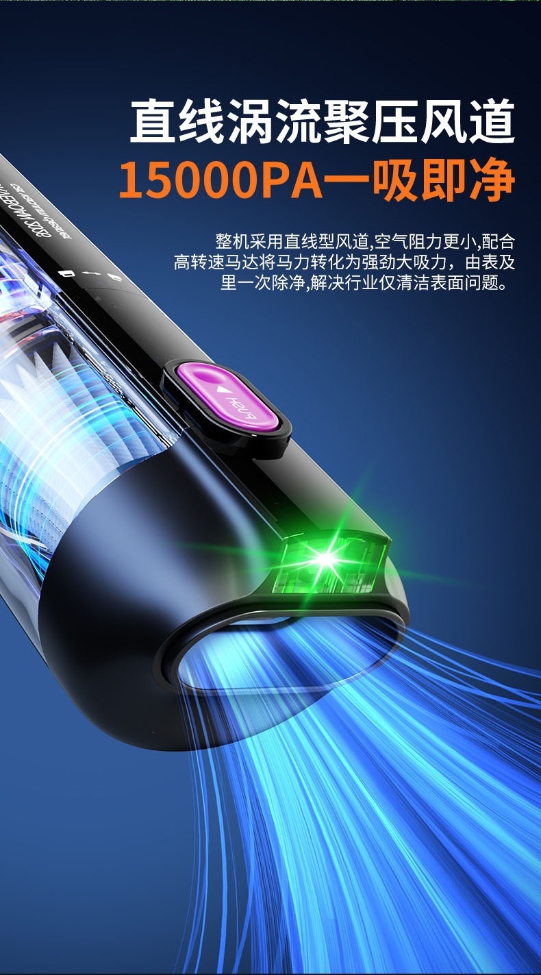 New Car Vacuum Cleaner, Multifunctional, Powerful, Wireless, Super Suction, Handheld, Small, Household, High Power