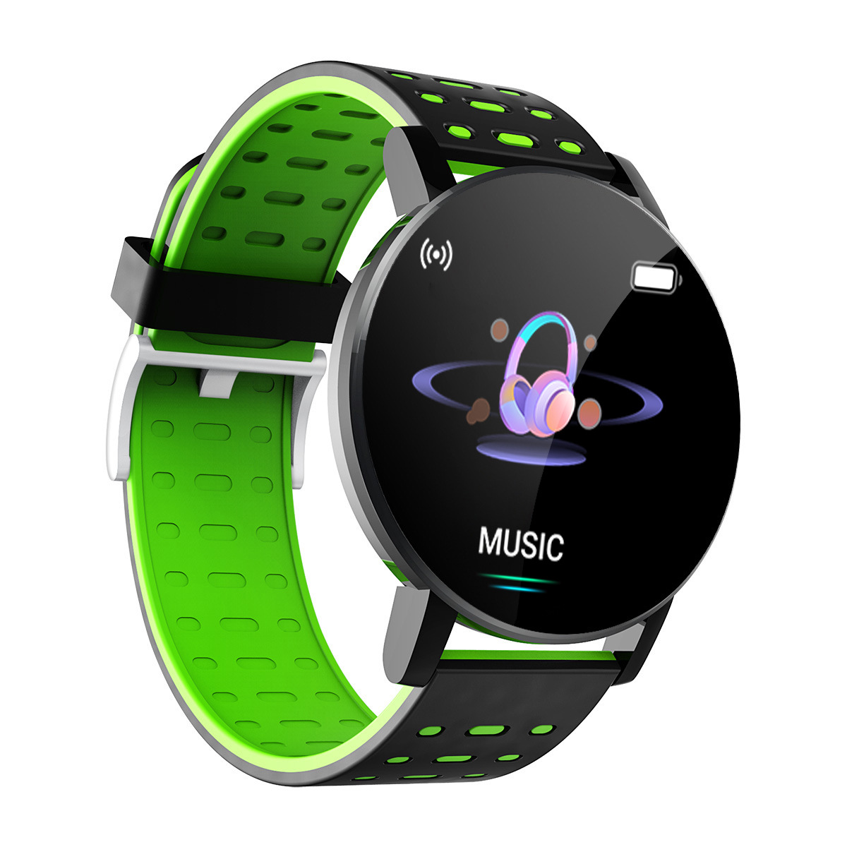 119plus pulsera inteligente 119 reloj inteligente pedómetro frecuencia cardíaca presión arterial llamada información de recordatorio pulsera deportiva