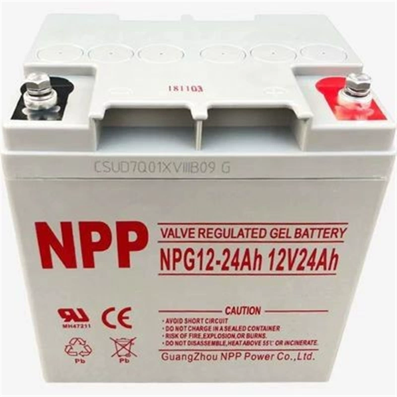 Перезаряжаемая gel-батарея VRLA (NPP) NPG12‑65Ah 12В 65Ач — серия 12В 7–200 Ач, не требующая обслуживания