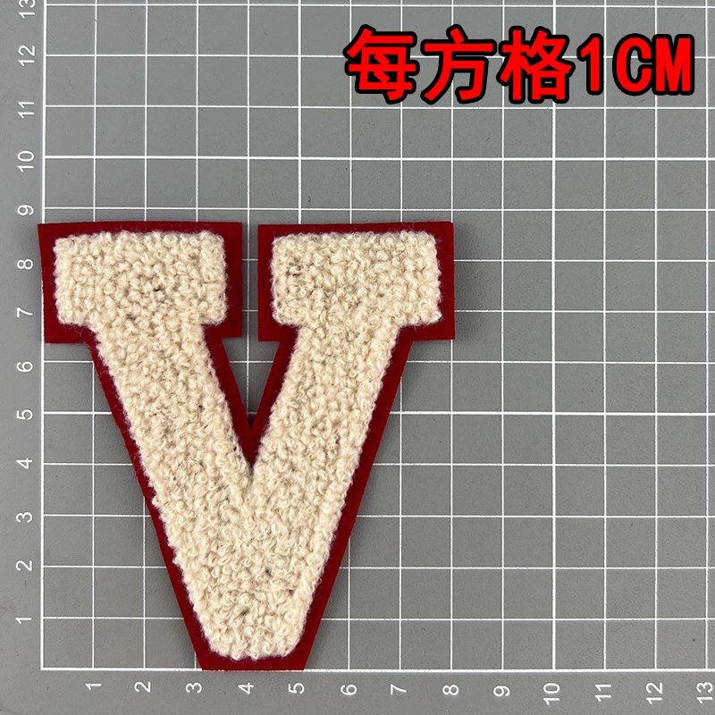 Apricot towel, baseball uniform, English letters, (Physicals), with embroidery