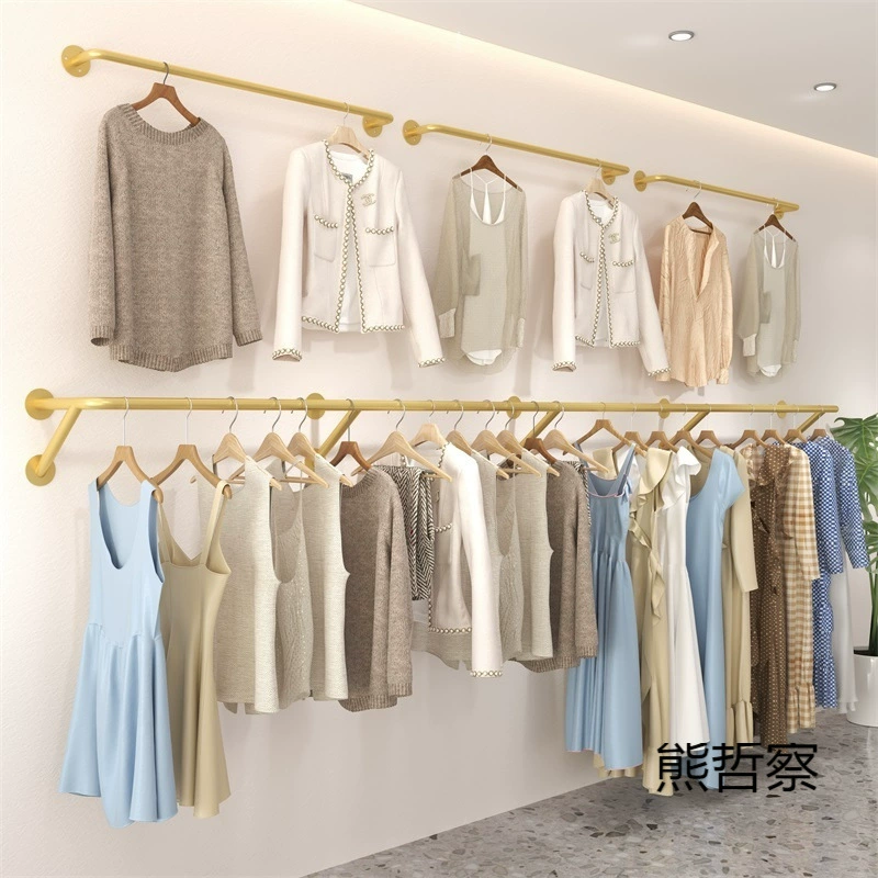 Настенная вешалка для одежды, напольная подставка для одежды, коммерческая настенная вешалка для одежды