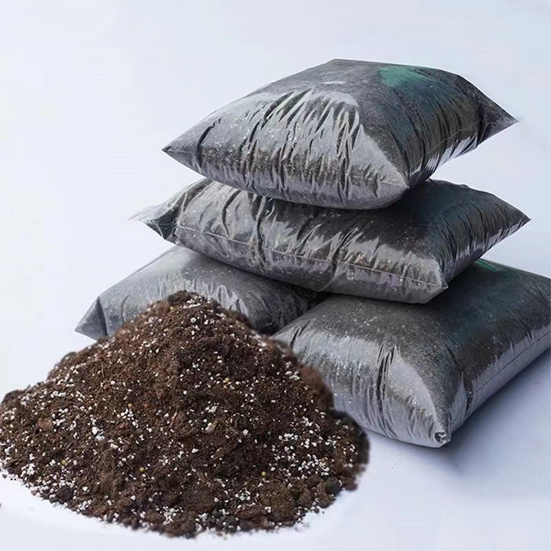 Ventas directas de fábrica nutriente suelo pequeño paquete plantación de flores y verduras fertilizante orgánico suculenta flor azul planta verde plantación de rábano verde